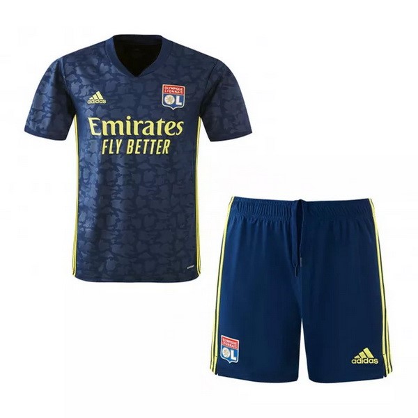 Camiseta Lyon 3ª Kit Niños 2020 2021 Azul